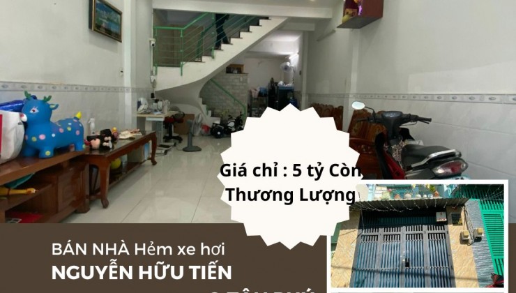 CHÍNH CHỦ bán nhà HXH Nguyễn Hữu Tiến 55m2, 1Lầu, 5tỷ